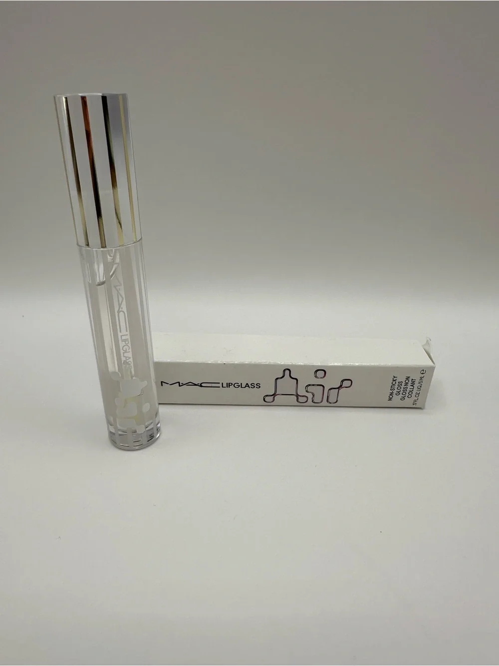 MAC Lipglass Lip Gloss — Clear / Transparent Shine